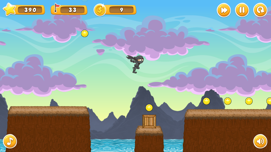 #2. Ninja Kid Run and Jump - Top Running Fun Game (iOS) Podle: Pruettanon Rattanalaoo