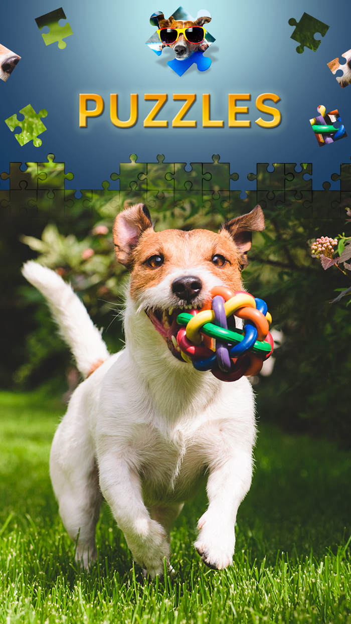 Puzzles de perros de muchas piezas