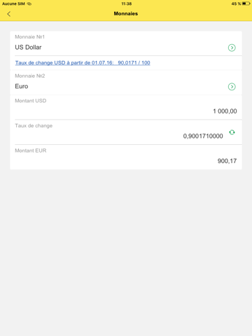 Screenshot #6 pour Monnaies: Convertisseur de devises Monnaie et Calculatrice, Taux de Change (échange devise)