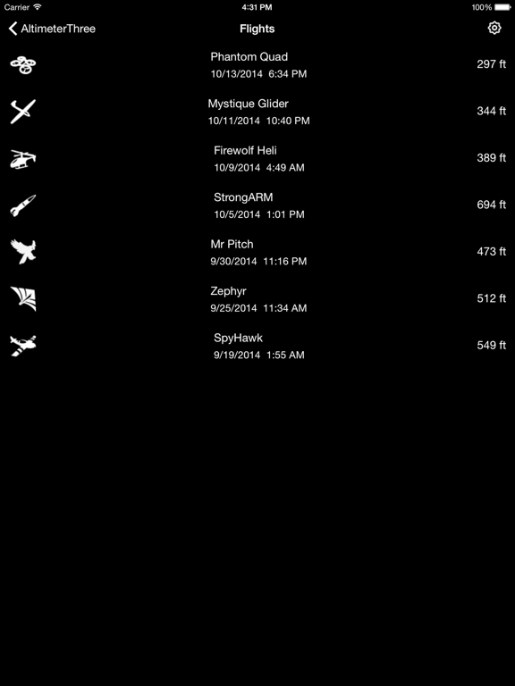 AltimeterThree iPad screenshot 1 - Education app