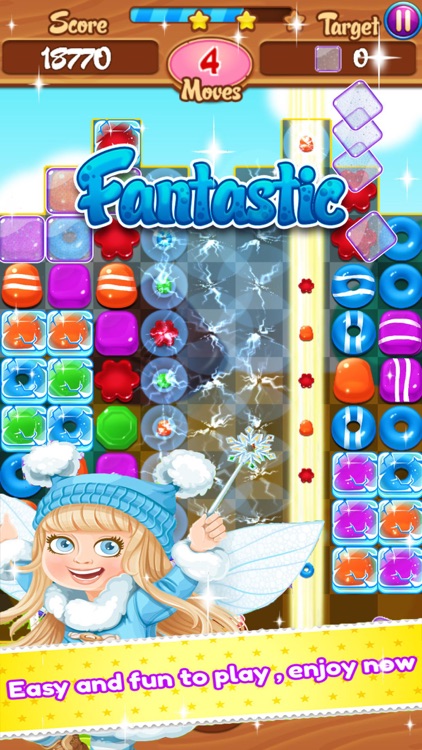 Sweet Candy Garden mania:Match 3 Free Game For Fun