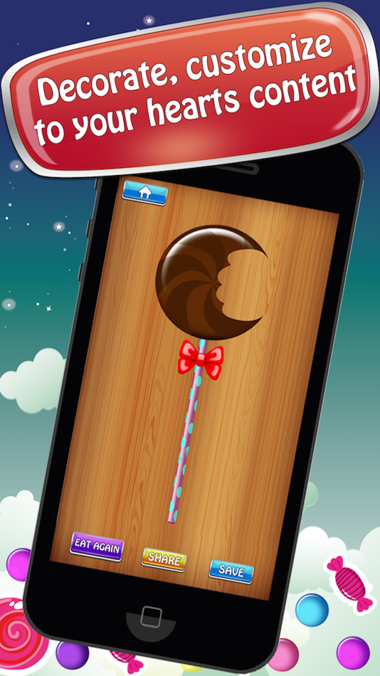 Candy floss dessert treats maker - Satisfy the sweet cravings! Iphone free version - 1.0 - (iOS)