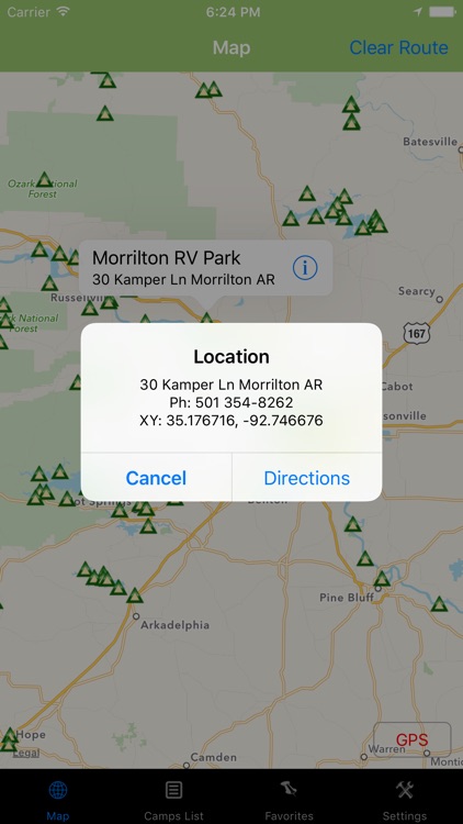 Arkansas – Camping & RV spots screenshot-3
