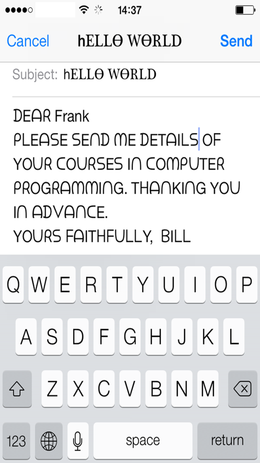 #5. Hybrid Fonts : ⓒⓞⓞⓛ Text Fonts (iOS) 게시자: 旭 梁