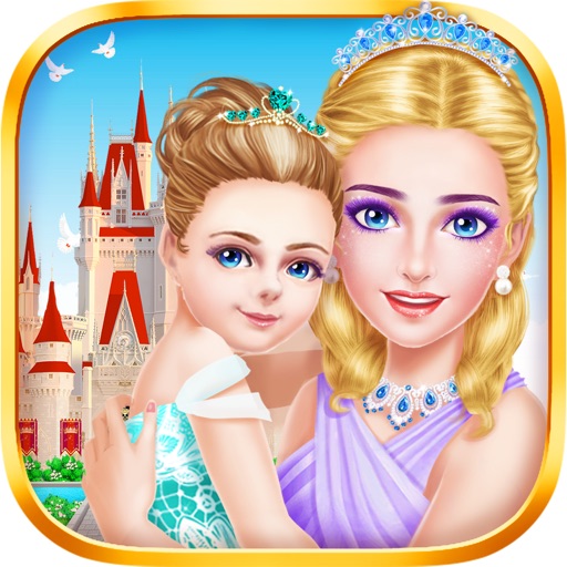 Princess Mommy & Baby Daughter - Beauty Spa and Dress Up Game For Girls iOS App