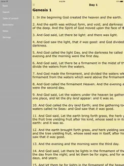 Chronological Bible in a Year - KJV Daily Reading iPad image 3