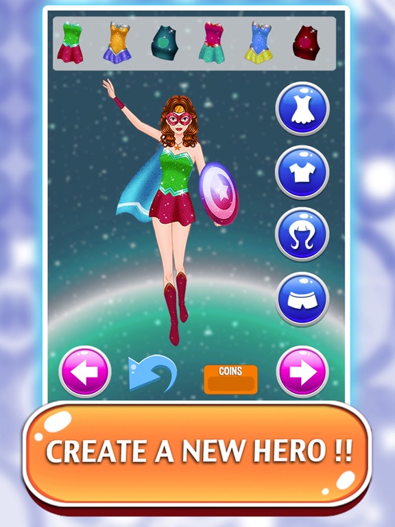 Fun Super Hero Games - Create A Character Girls 2のおすすめ画像3