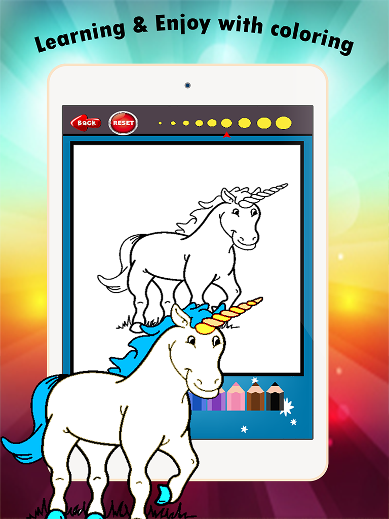 My Unicorn Coloring Book for children age 1-10: Games free for Learn to use finger to drawing or coloring with each coloring pages screenshot 7