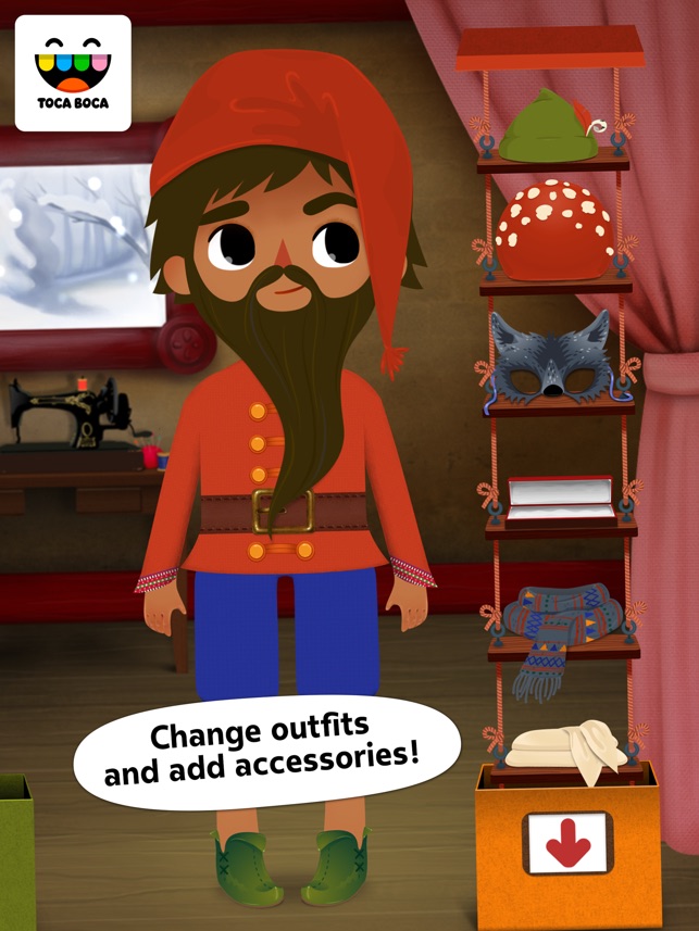 Toca Tailor characters, From the iPhone & iPad app Toca Tai…