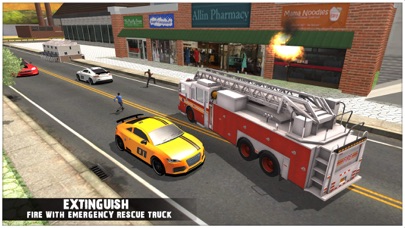 Screenshot #1 pour Opérations de sauvetage d'urgence - Fire Truck