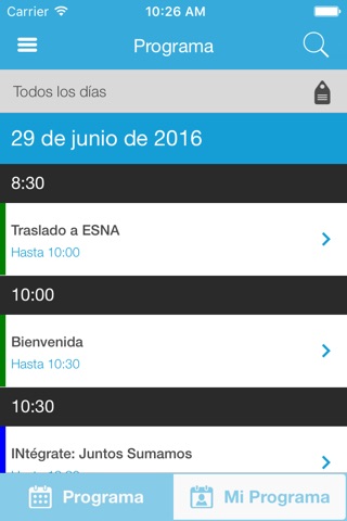 CADE Universitario 2016 screenshot 3