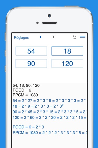 GCD and LCM screenshot 3