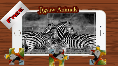 Animals Photo Jigsaw Puzzle - Magic Amazing HD Puzzle for Kids and Toddler Learning Games Free iPhone screenshot