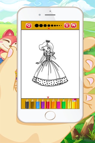 プリンセスぬりえ - 子供と幼児のための教育のぬりえゲーム無料のおすすめ画像3