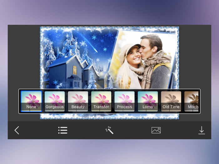 Winter Photo Frame - Free Pic and Photo Filter