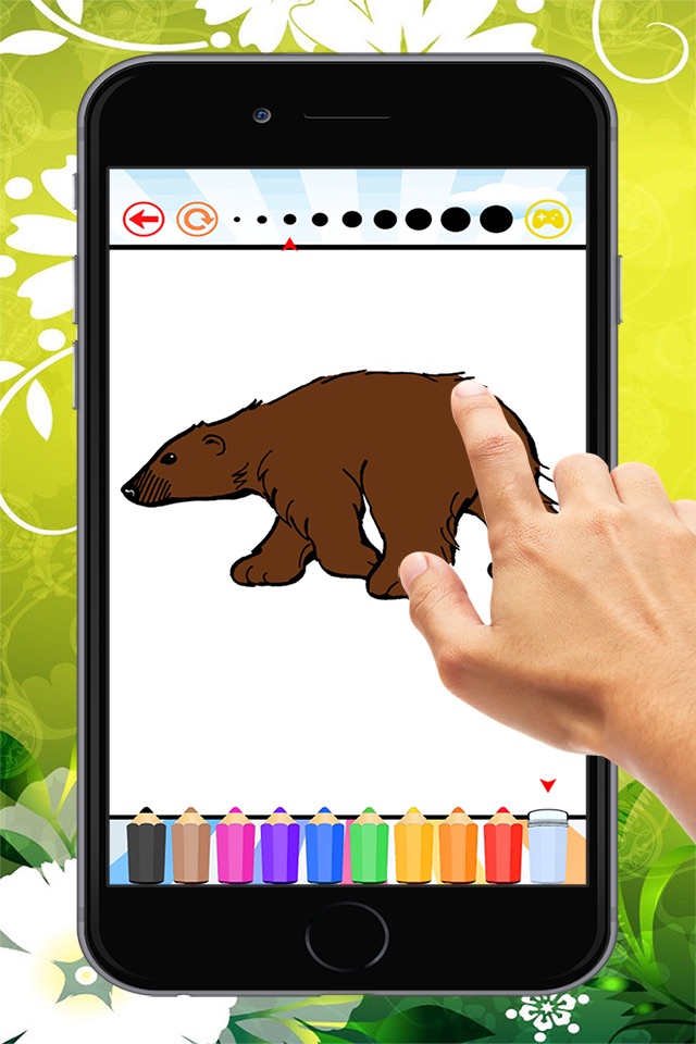 Panda Bear Coloring Book: Learn to Color a Panda, Koala and Polar Bear, Free Games for Children screenshot 4