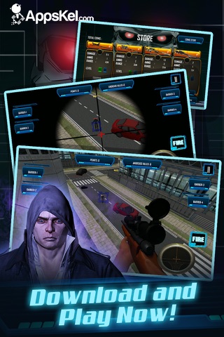 Sniper Hitman Assassin 2- Robot Shooting Game Free screenshot 4