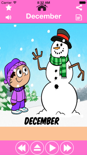 12 Months of Year Learning For kids using Flashcards and sou(圖3)-速報App