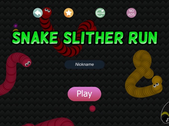 ヘビのゲームを実行する - 空腹戦いワーム色ドットの皮を食べるのおすすめ画像1
