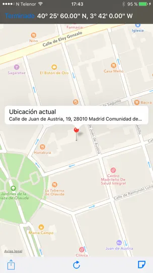 Captura de pantalla de Llamada De Emergencia en iPhone 3