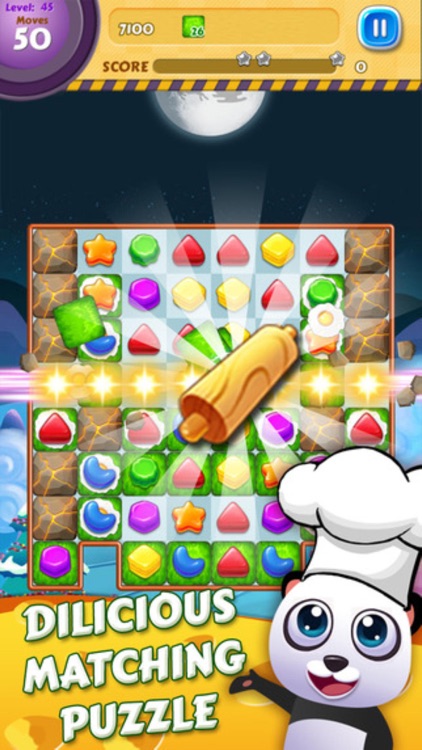 Panda's Cookie Mania - 3 match sweet crush game