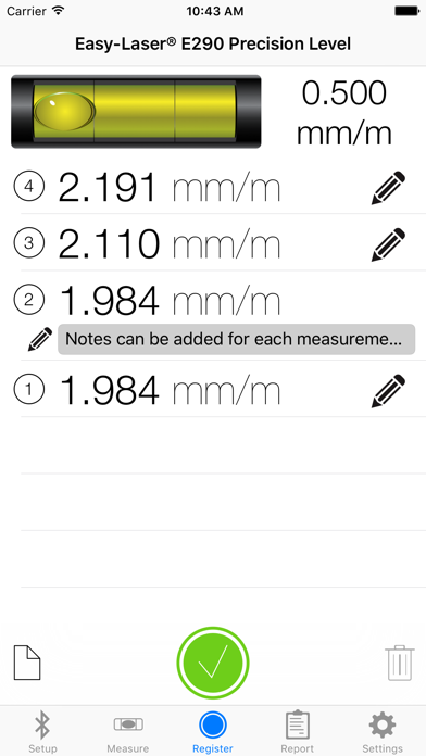 Precision Level screenshot