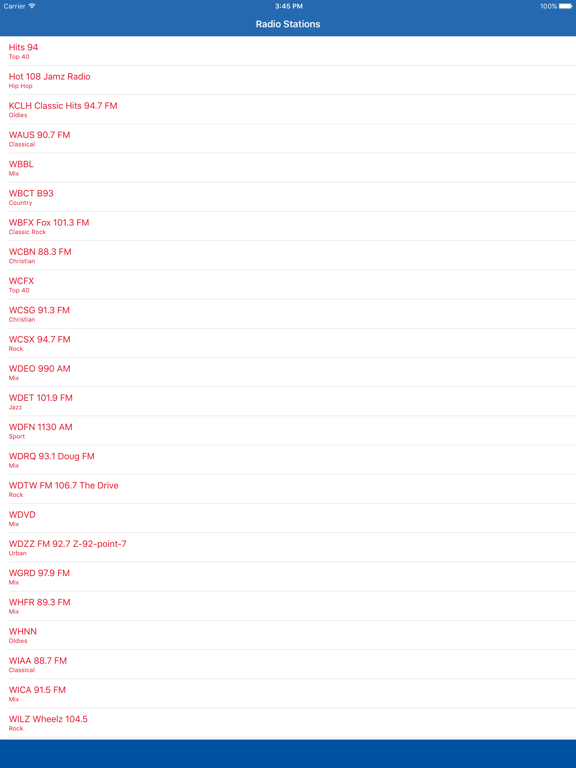 Screenshot #4 pour Radio Michigan FM - Streaming and listen to live online music, news show and American charts from the USA