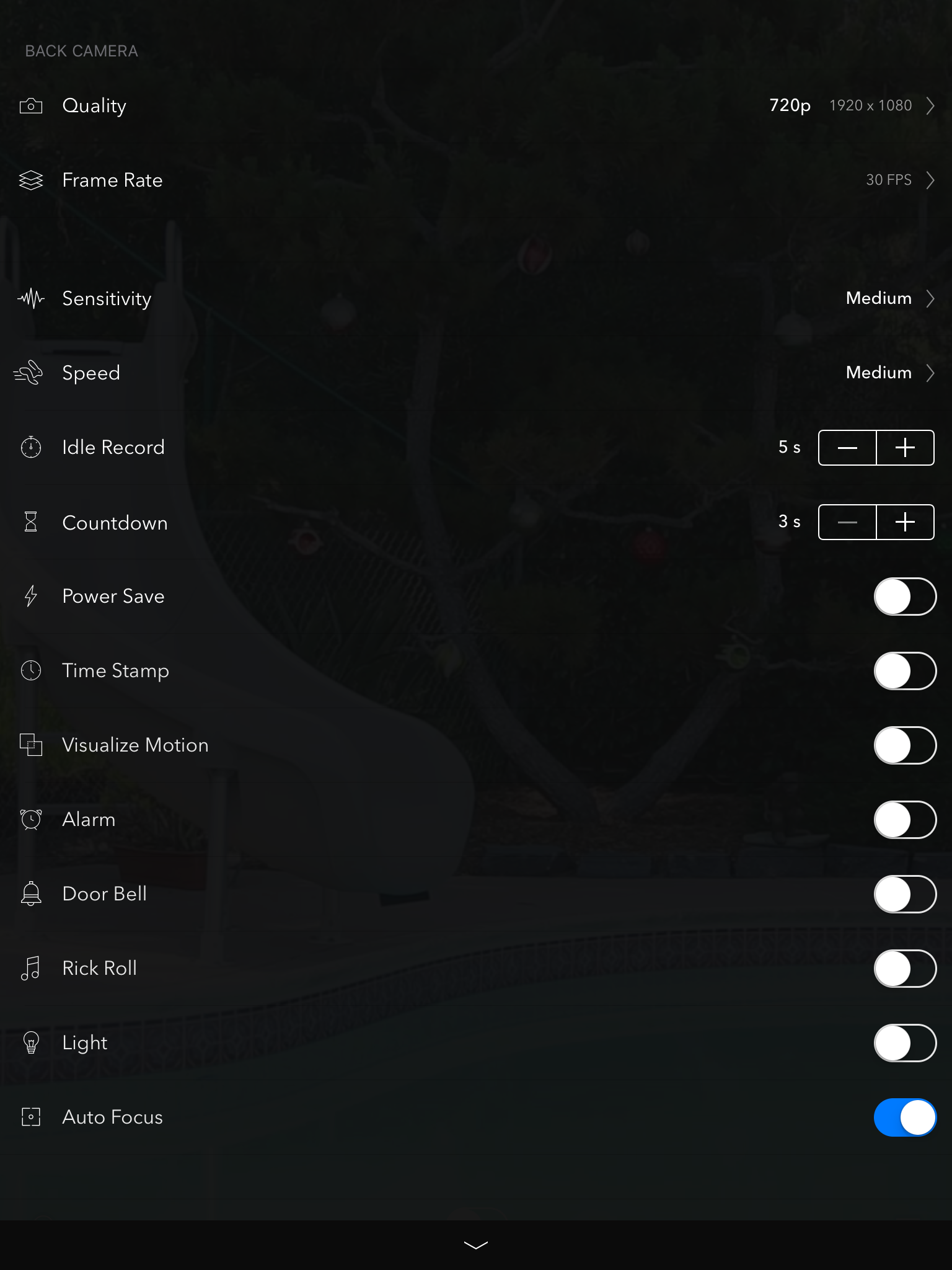 Cambush - Motion Detector Video Camera - Surveillance, Detection, Security, Spy Cam App