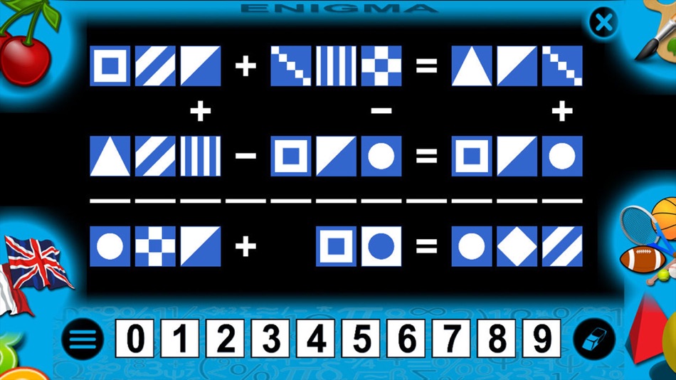 #1. Enigma - The Math Puzzle (iOS) 由: Marco Gentili