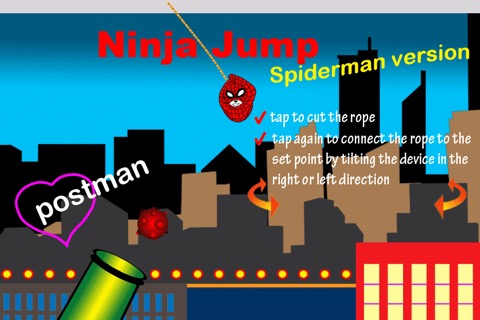 Ninja Jump - Spiderman versionのおすすめ画像1