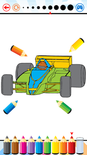 Race Car Coloring Book Super Vehicle drawing game screenshot 2