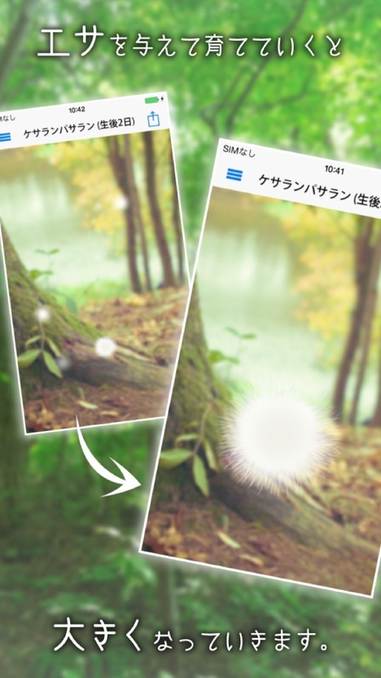 #2. ケサランパサラン - 不思議な生き物を育成してみませんか?【癒し系育成ゲーム】 (iOS) 由: Goodia Inc.