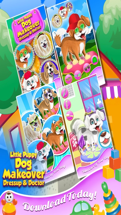 Little Pet Puppy Dog Makeover Dressup & Doctor - Free Animal Games For Kids screenshot-4
