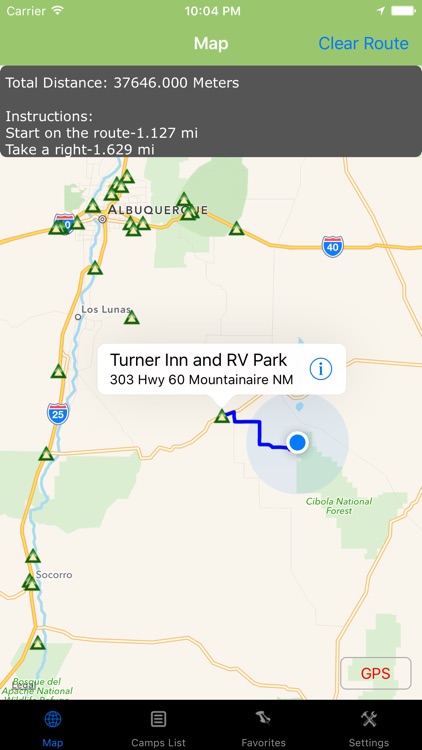 New Mexico – Camping & RV spots