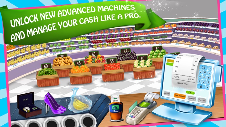 Supermarket Cash Register Sim