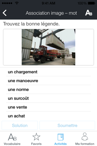 Rosetta Stone French Vocabulary screenshot 2