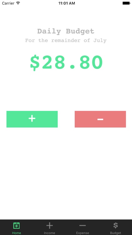 Daily - Budget Calculator