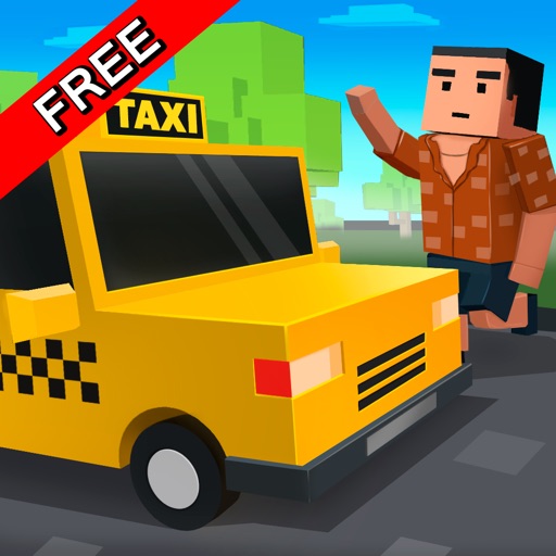 Pixel Loop Taxi Race 3D icon