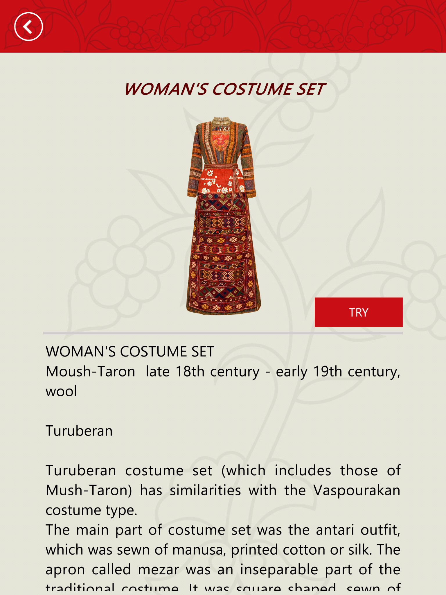 Armenian National Costume screenshot 9