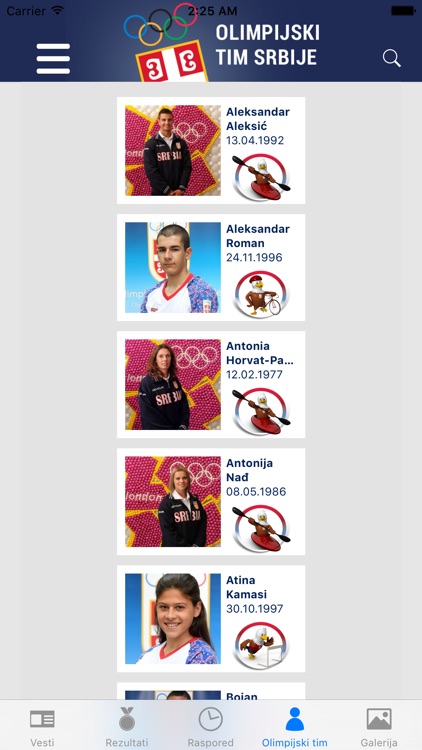 Olimpijski tim Srbije