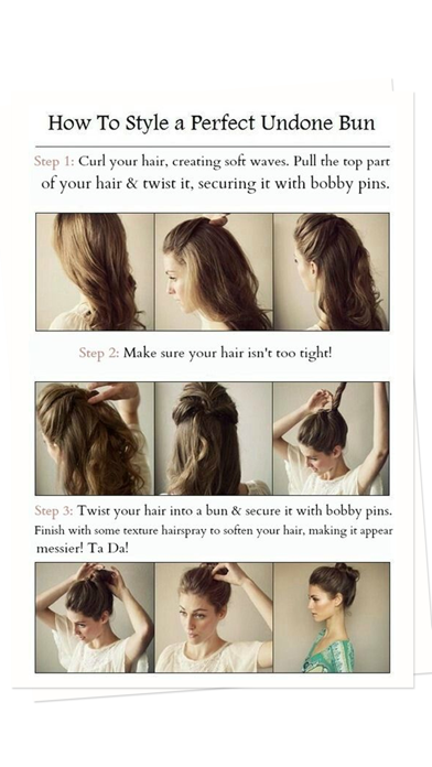 Screenshot #3 pour Girl Hairstyles