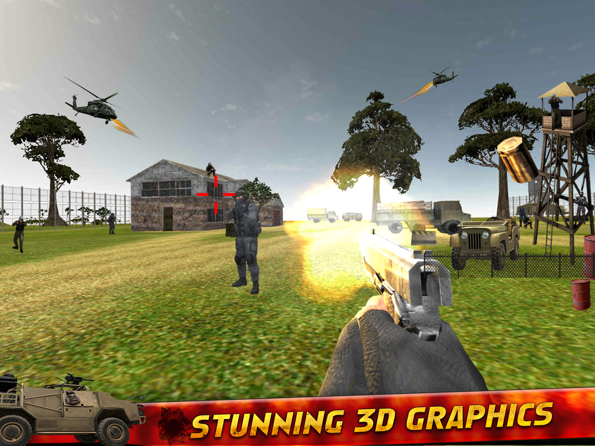 Hostage Rescue Commando Ops : Shootout kidnappers to free the hostages held screenshot 6