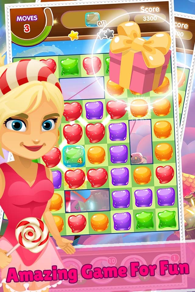 Amazing Candy Link Match Sweet Legend - Puzzle Games Blast Star Connect Free Edition screenshot 2