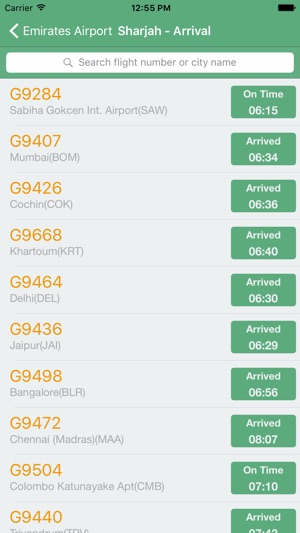 Emirates Airport - Flight Information(圖5)-速報App