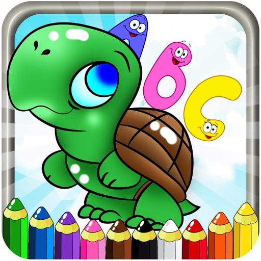 ABC ANIMALS COLORING BOOK - FREE DRAWING PAINTING FOR TODDLER AND KIDS icon