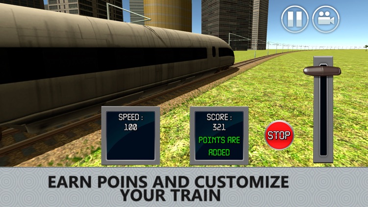 Euro Bullet Train Driving Simulator 3D screenshot-3