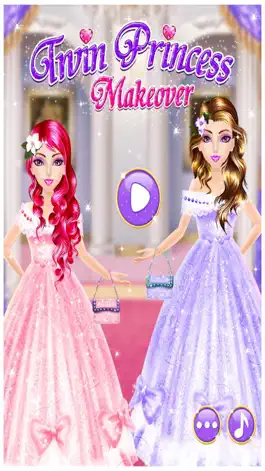 Game screenshot Twin Princess Makeover for girls kids mod apk