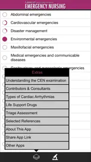 emergency nursing - lippincott q&a certification review iphone screenshot 2