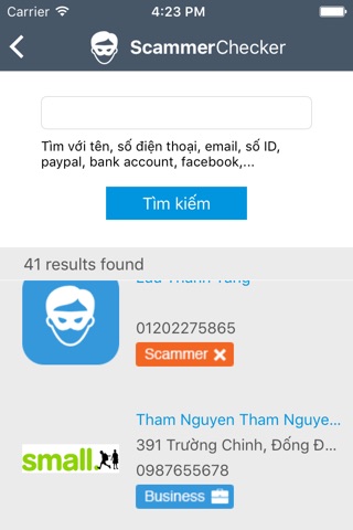 ScammerChecker screenshot 2