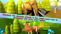 jungle animals in the zoo : let your kid learn about zebra, lion, dog, cats & other wild animals iphone screenshot 2